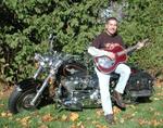 G.Charles Mark with his Harley and National Style Triolain...
My Main Man on the new CD!